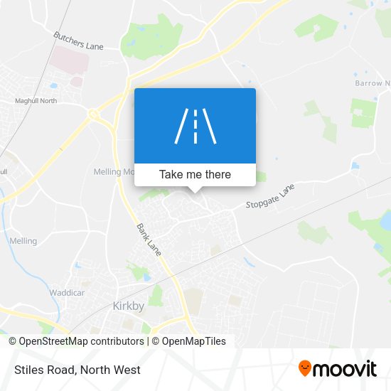 Stiles Road map