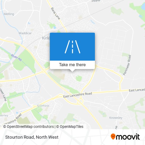 Stourton Road map