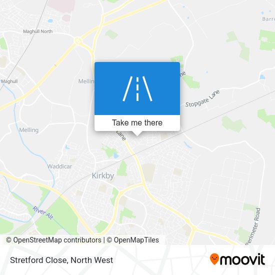 Stretford Close map