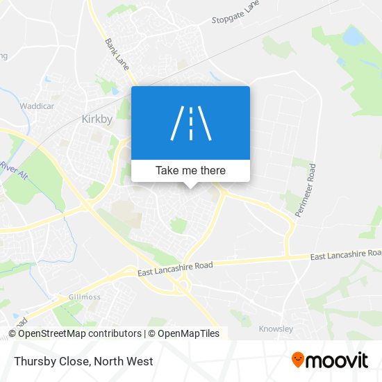 Thursby Close map