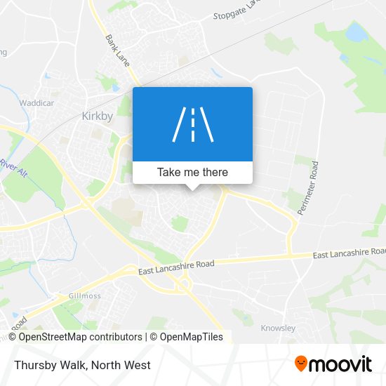 Thursby Walk map
