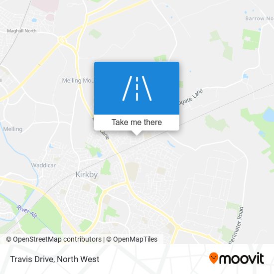 Travis Drive map