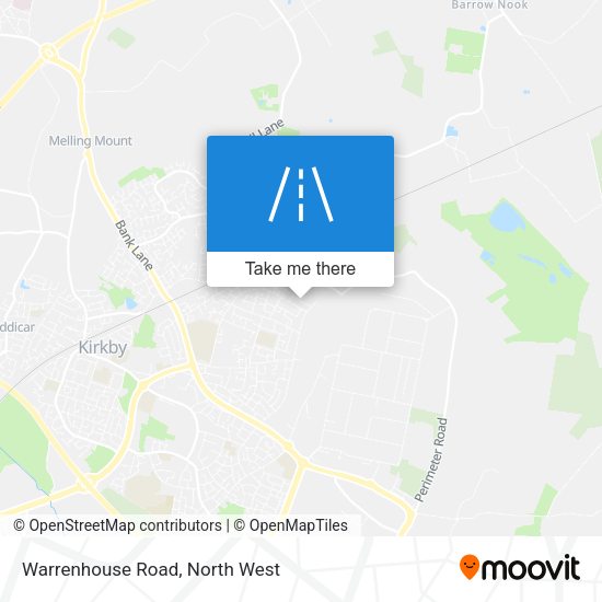 Warrenhouse Road map