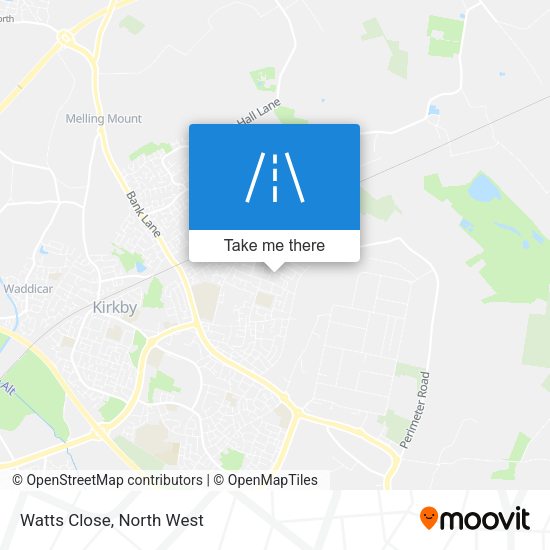 Watts Close map