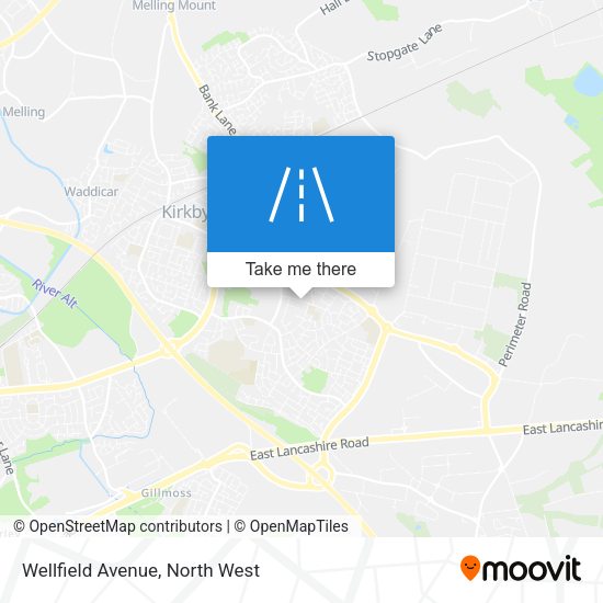 Wellfield Avenue map