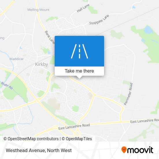 Westhead Avenue map