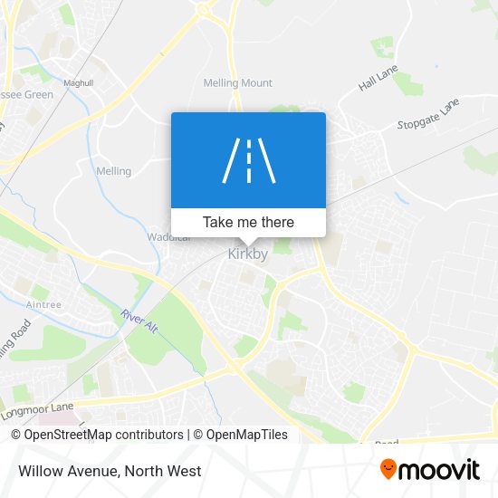 Willow Avenue map
