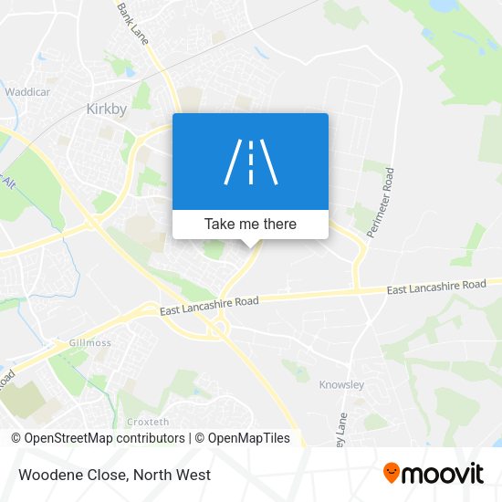 Woodene Close map