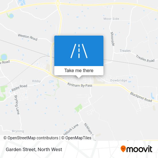 Garden Street map