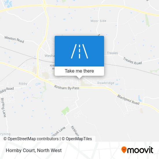 Hornby Court map