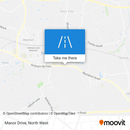 Manor Drive map