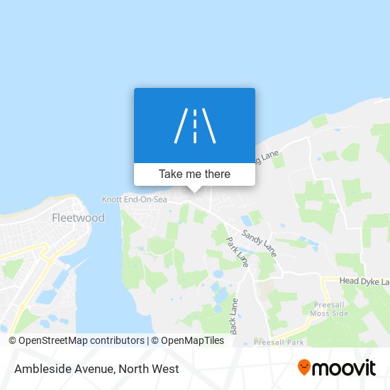 Ambleside Avenue map