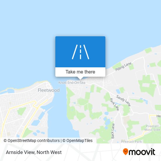 Arnside View map