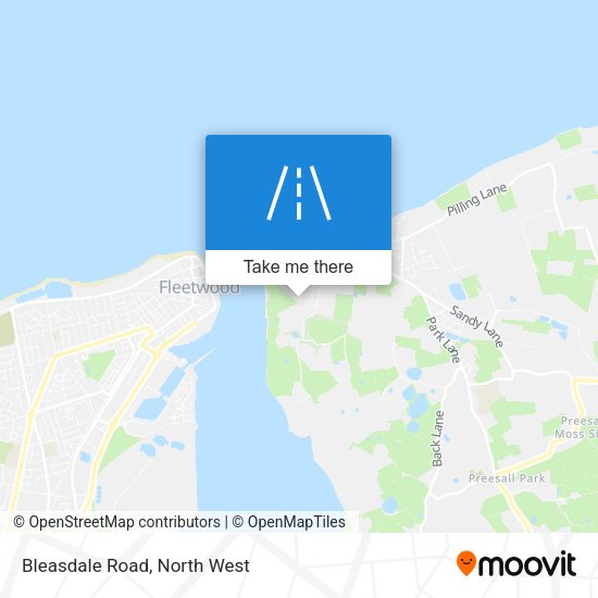 Bleasdale Road map
