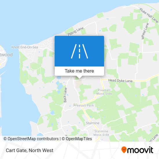 Cart Gate map