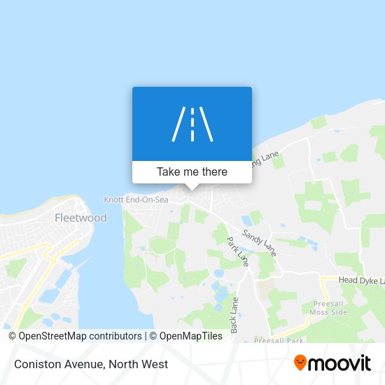Coniston Avenue map