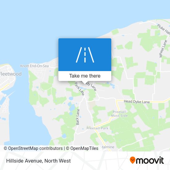 Hillside Avenue map