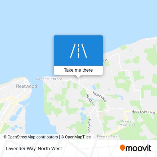 Lavender Way map