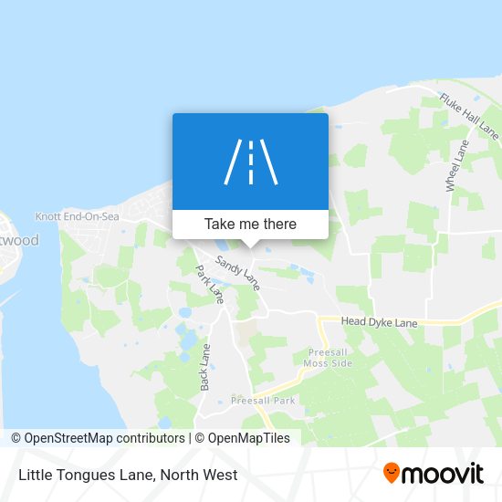 Little Tongues Lane map