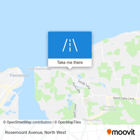 Rosemount Avenue map