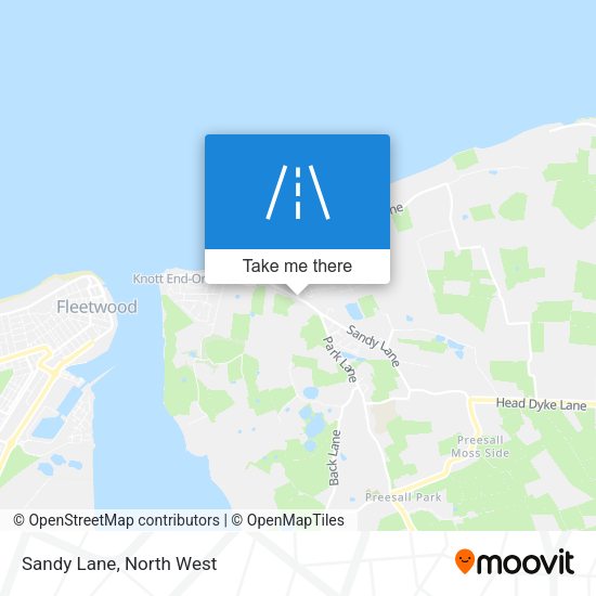 Sandy Lane map