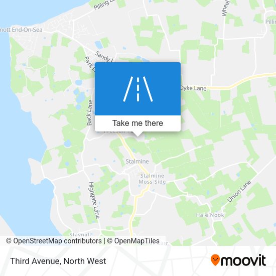 Third Avenue map