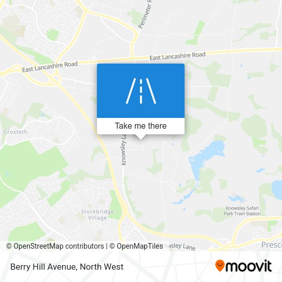 Berry Hill Avenue map