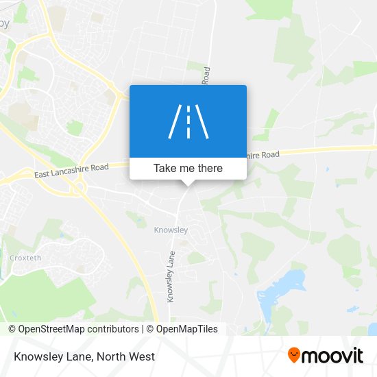 Knowsley Lane map