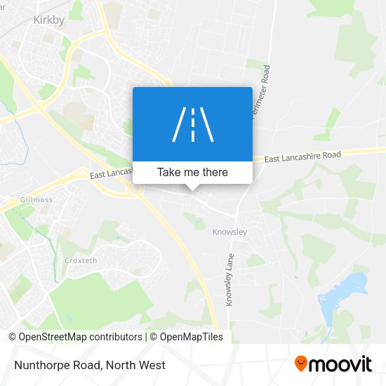 Nunthorpe Road map