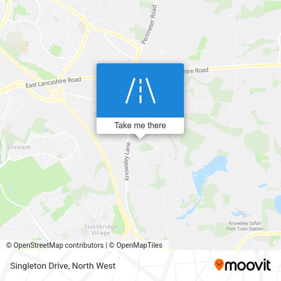 Singleton Drive map
