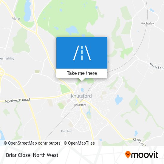 Briar Close map