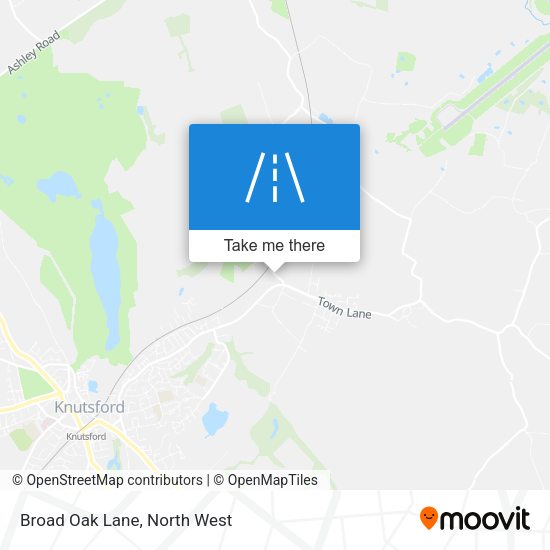 Broad Oak Lane map
