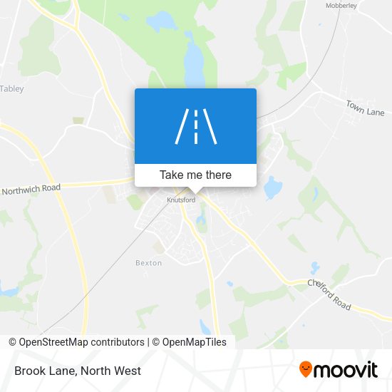 Brook Lane map