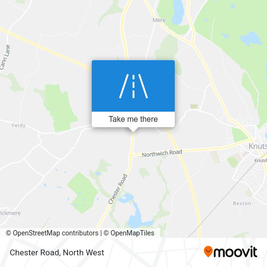 Chester Road map