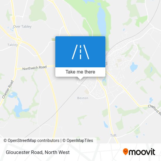 Gloucester Road map