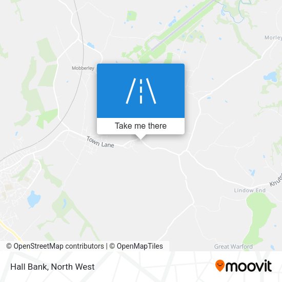 Hall Bank map