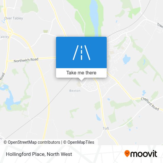 Hollingford Place map