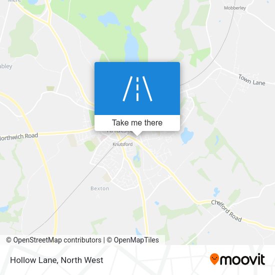 Hollow Lane map