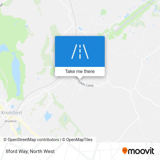 Ilford Way map