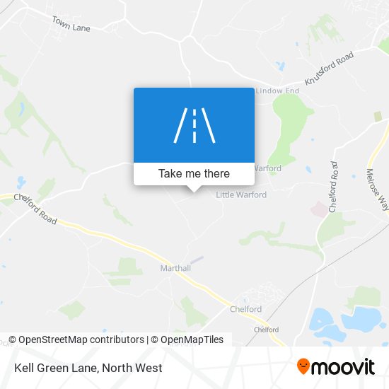 Kell Green Lane map