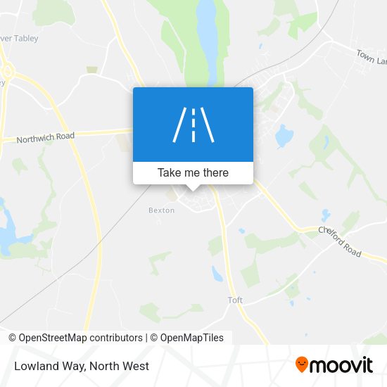 Lowland Way map