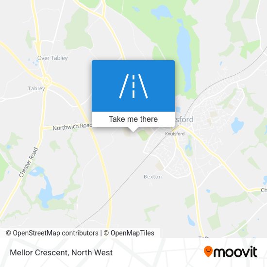 Mellor Crescent map