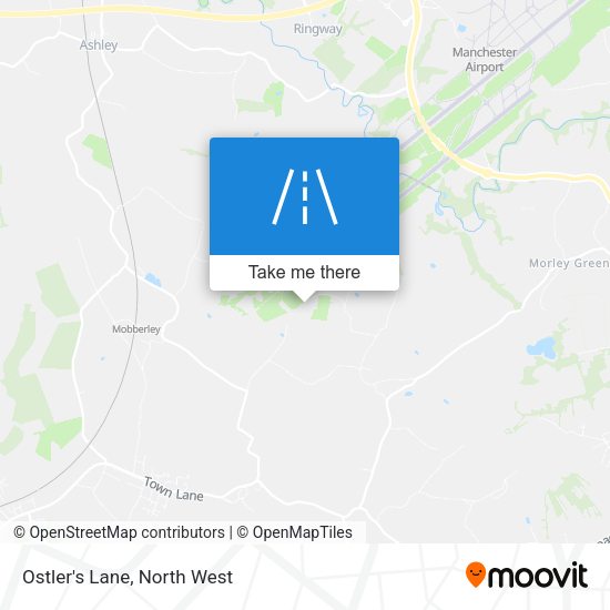Ostler's Lane map