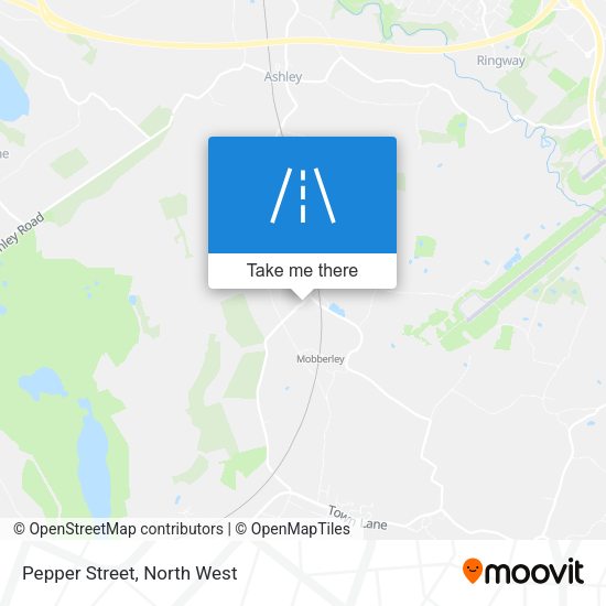 Pepper Street map