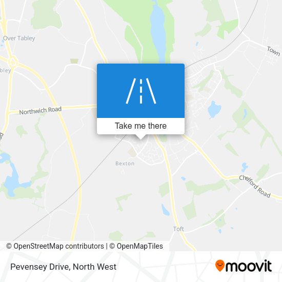 Pevensey Drive map