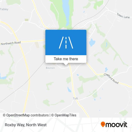 Roxby Way map