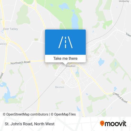 St. John's Road map