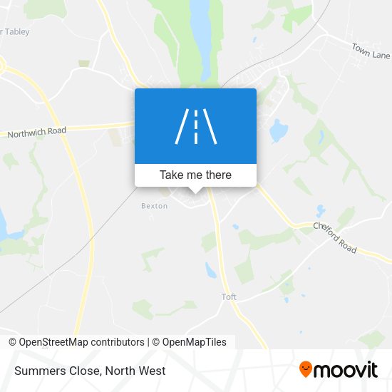 Summers Close map