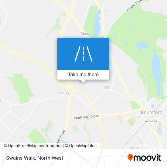 Swains Walk map