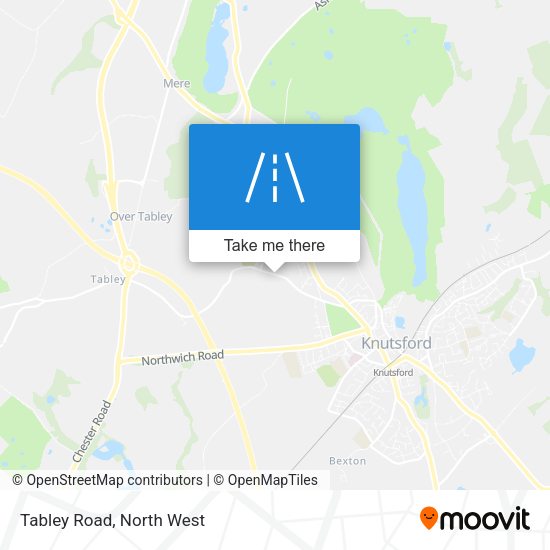 Tabley Road map